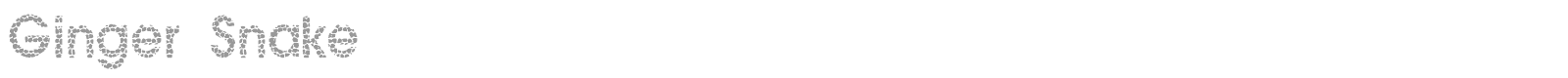 Ginger Snake font preview
